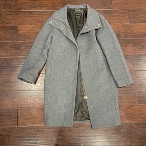 Massimo Dutti Gray Wool Coat